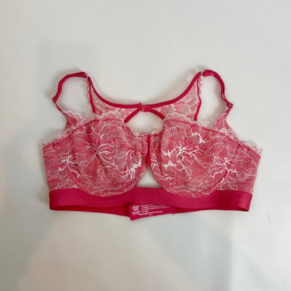 Soma Champagne Dreams Balconet Bra Pink & White 34D